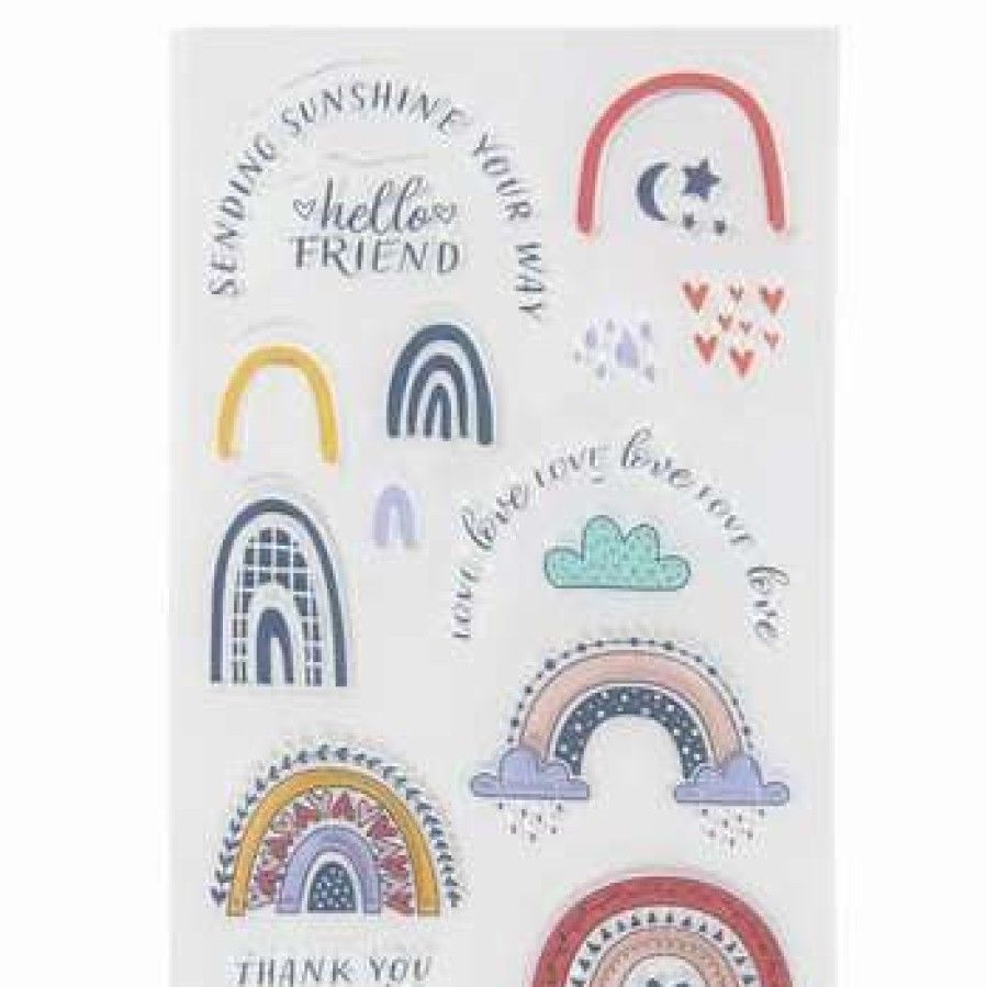 Clear Stamps * | Best Sale Sunshine & Rainbows Clear Stamps