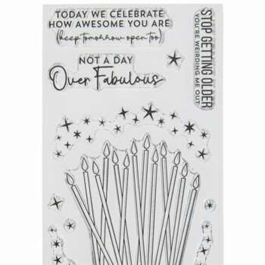 Clear Stamps * | Outlet Awesome Birthday Clear Stamps