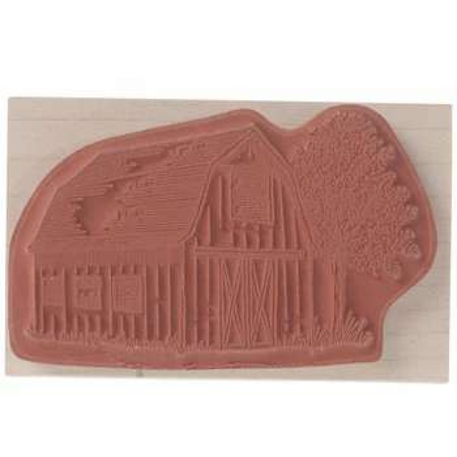 Rubber Stamps * | Cheap Barn Rubber Stamp