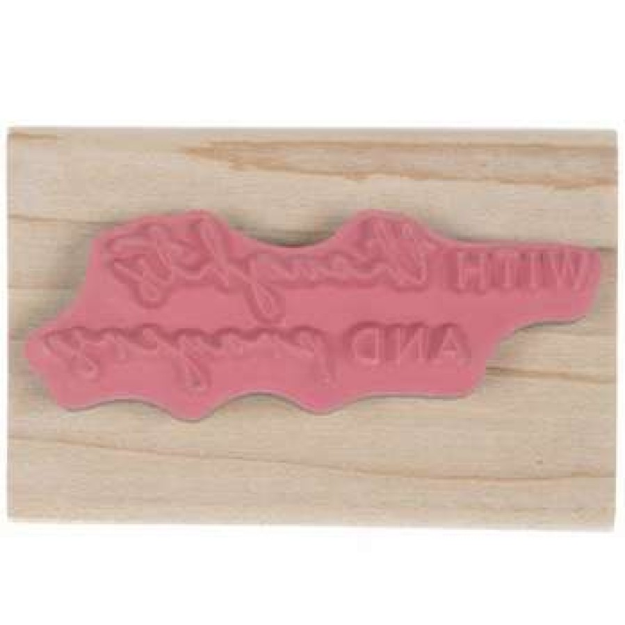 Rubber Stamps * | Coupon Thoughts & Prayers Rubber Stamp