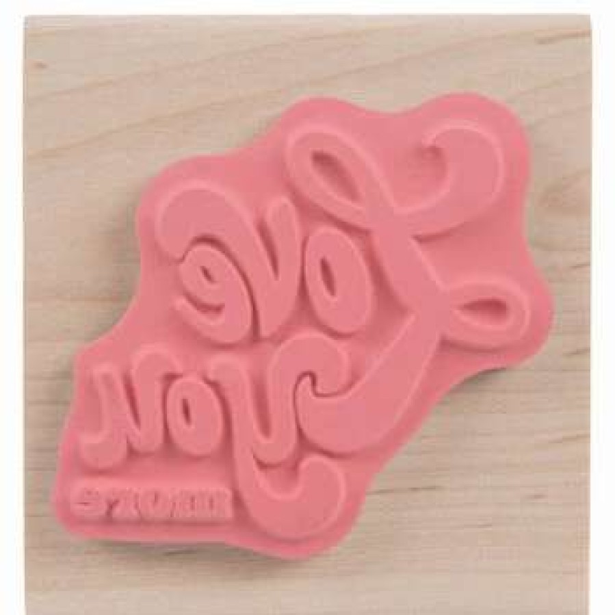 Rubber Stamps * | Best Sale Love You More Rubber Stamp